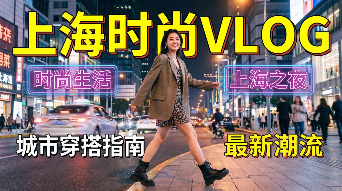 少萝 少萝时尚生活视频：上海街拍穿搭指南，最新潮流